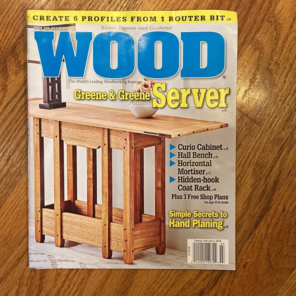 Wood Magazines ( 5 back Issues)